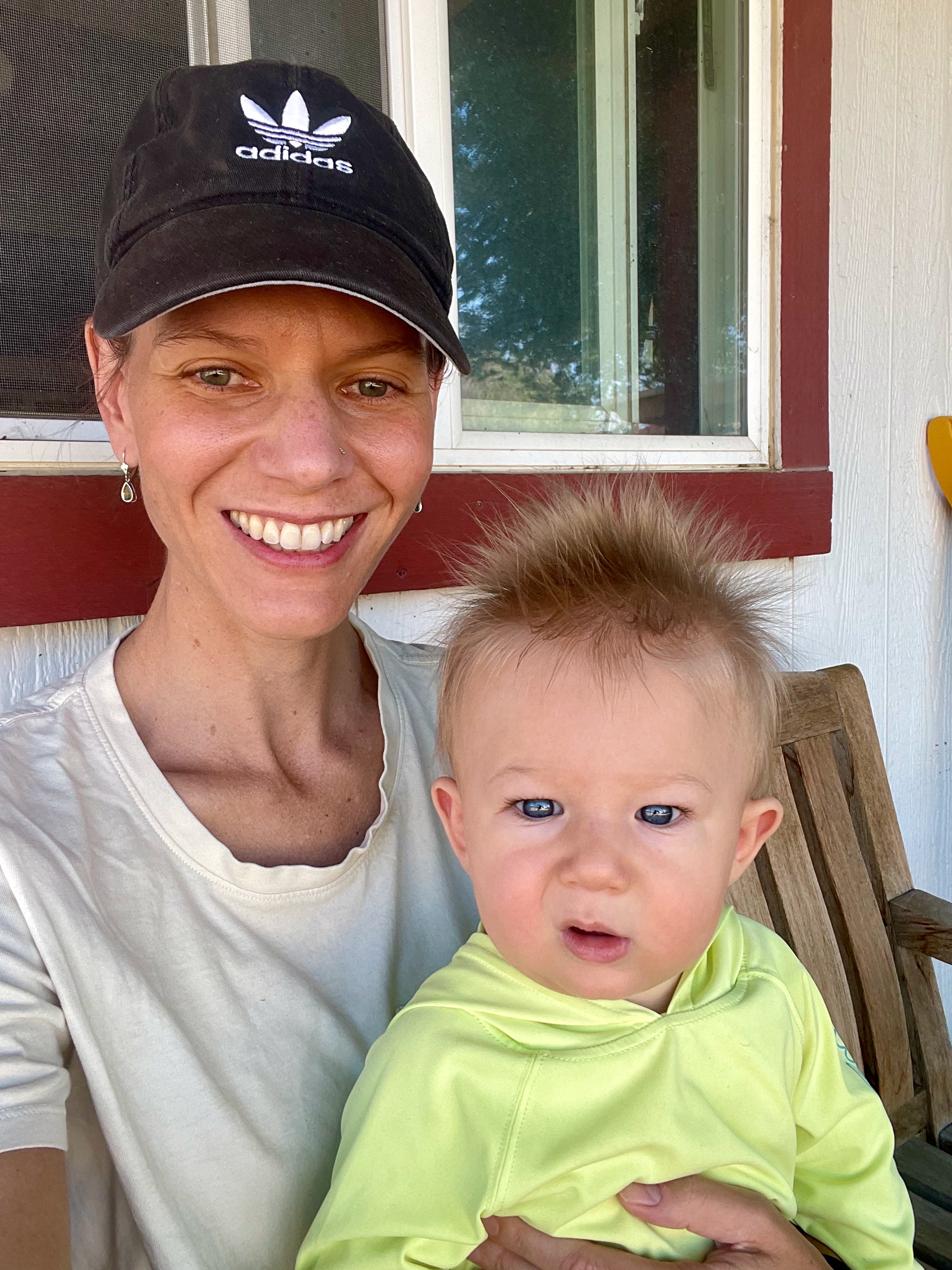 Rebecca & Max at Blue Cloud Farms, July 2022